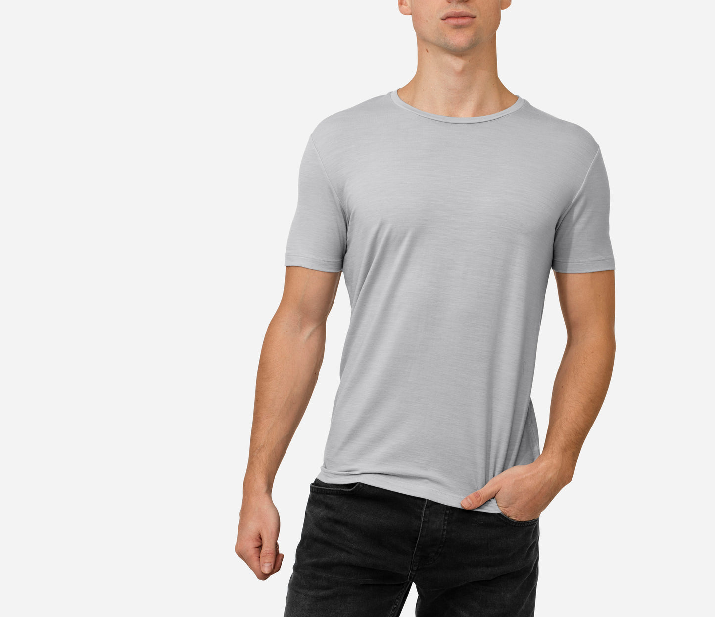 Strong Merino T-Shirt - Light Grey